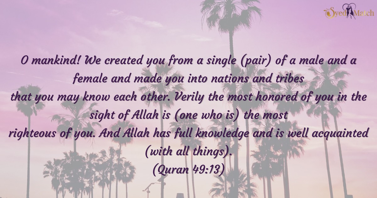 concept of men and women marriage in Islam